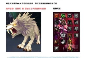 魔兽世界灵魂兽攻略（发掘灵魂兽的潜力，提升战斗实力，赢得胜利！）