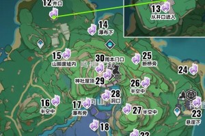 原神新手前期地图攻略（探索秘境、解锁宝藏，成为地图之王！）